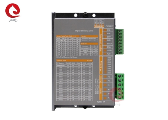 Junqi 24V ~ 80VDC ปัจจุบัน2.0A ~ 8.4A ดิจิตอล Stepping Dive สําหรับ 4,6มอเตอร์สเตปเปอร์ 2 ขั้นตอน 8 สาย