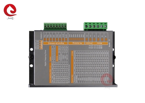 Junqi 24V ~ 80VDC ปัจจุบัน2.0A ~ 8.4A ดิจิตอล Stepping Dive สําหรับ 4,6มอเตอร์สเตปเปอร์ 2 ขั้นตอน 8 สาย