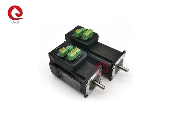 Junqi Nema23 2N.M ไฮบริดปิดวงจร stepper มอเตอร์ D8mm 2.0N.M การขับเคลื่อนบูรณาการ