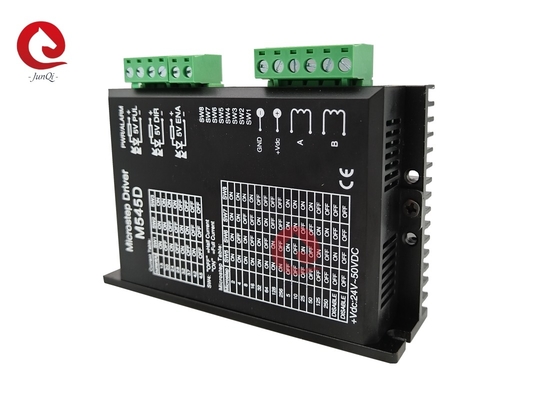 Junqi Nema23/34 เครื่องขับขี่ขั้น DM545D 4.5A 24 ~ 50VDC สําหรับเครื่องควบคุมมอเตอร์ขั้น 2 ขั้นตอน เครื่องฉลาก CNC