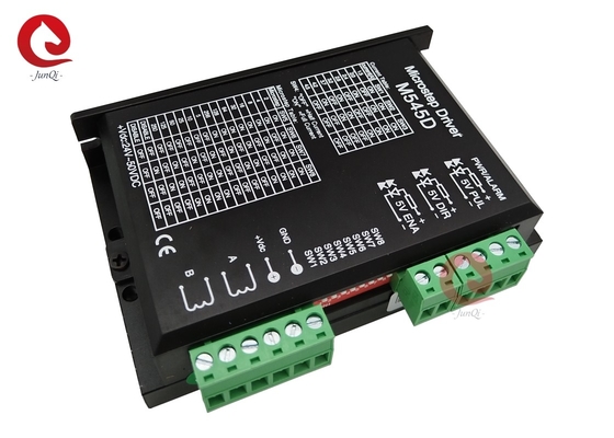 Junqi 2 Phase Stepper Driver M545D 24-50VDC 1.5-4.5A สําหรับมอเตอร์ขั้นตอน 57 มม/86 มม