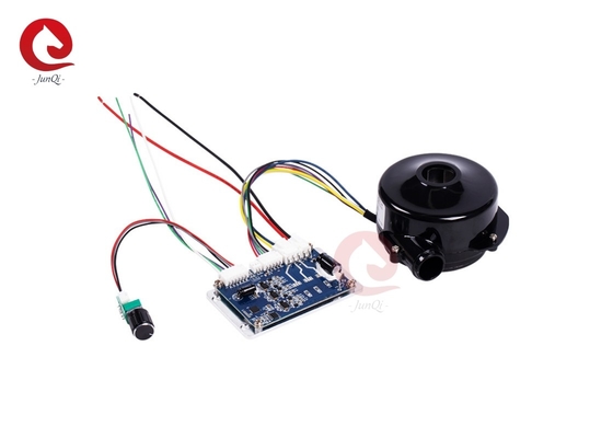 JUNQI 24V 24000rpm 57m3/h การไหลของอากาศ ความดันสูง เครื่องลม DC ที่ไม่มีแปรง สําหรับเครื่องล้างอากาศ