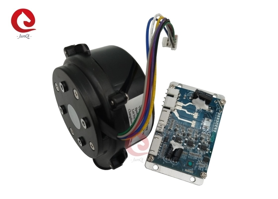 JUNQI 24V 24000rpm 57m3/h การไหลของอากาศ ความดันสูง เครื่องลม DC ที่ไม่มีแปรง สําหรับเครื่องล้างอากาศ