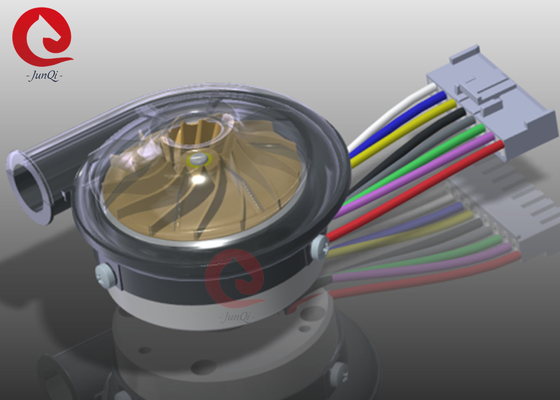 24VDC 37000rpm ความเร็วสูง 21m3/h การไหลของอากาศ เครื่องเป่าอากาศแบบไม่ใช้แปรง OWB7040AL-24V สําหรับ BIPAP