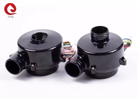 24V 23000rpm ประสิทธิภาพสูง 80m3/h การไหลของอากาศกลับลมพัดลมหลอมศูนย์กลางสําหรับโรงงานผลิต