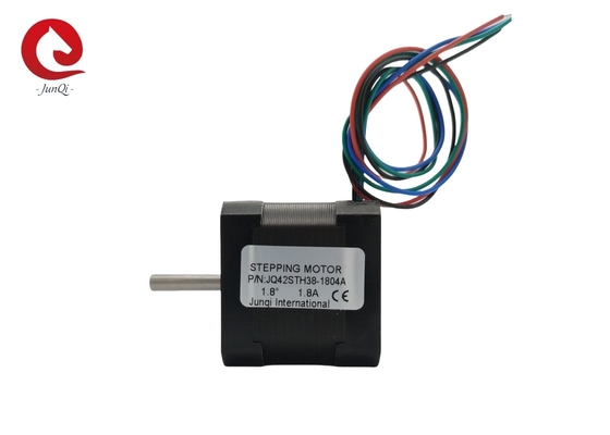 JQ42STH38-1804A 4-Lead Nema17 Stepper Motor 38mm ความยาว 1.8A 0.4Nm สําหรับเลเซอร์ CNC และเครื่องพิมพ์ 3 มิติ