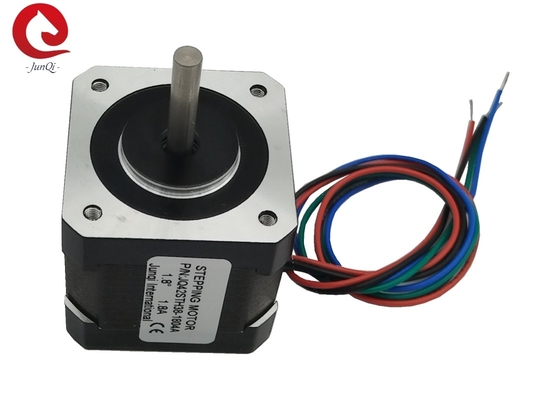 JQ42STH38-1804A 4-Lead Nema17 Stepper Motor 38mm ความยาว 1.8A 0.4Nm สําหรับเลเซอร์ CNC และเครื่องพิมพ์ 3 มิติ