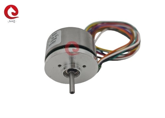 JUNQI  JQ45BLW27 มอเตอร์ BLDC โรเตอร์แบน 24V 4840rpm แรงบิด 130mN.m
