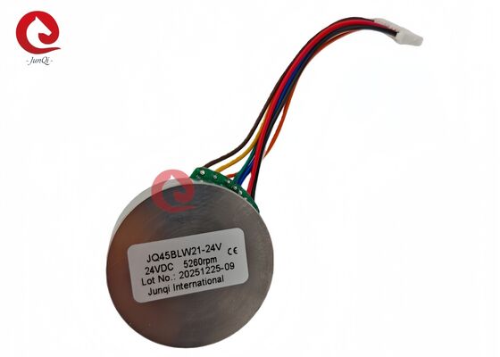 JUNQI 45BLW21 24VDC 6700RPM 84mN.M แรงบิดสำหรับระบบวาล์วอัตโนมัติ