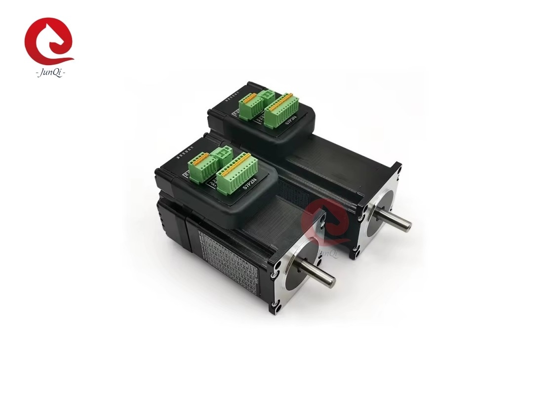 Junqi Nema23 2N.M ไฮบริดปิดวงจร stepper มอเตอร์ D8mm 2.0N.M การขับเคลื่อนบูรณาการ