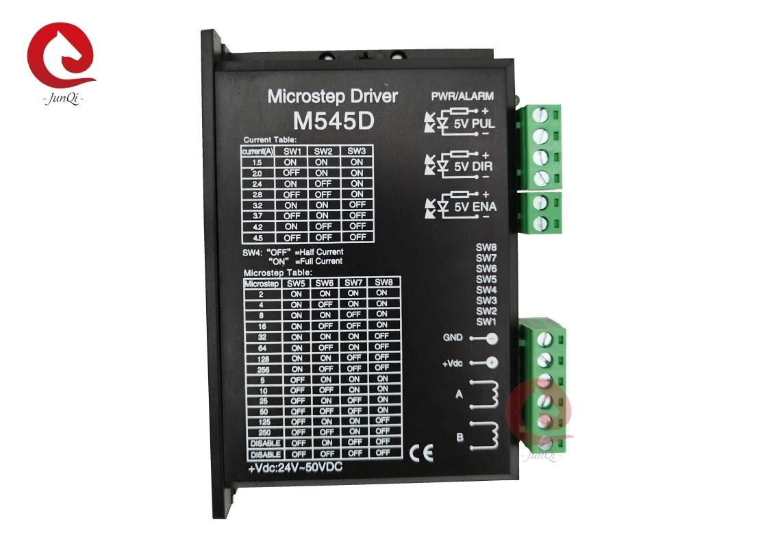 M545D CW5045 เวอร์ชั่นที่อัพเดท 18-50VDC 1.5-4.5A 1/256 Microstep Stepping Motor Driver