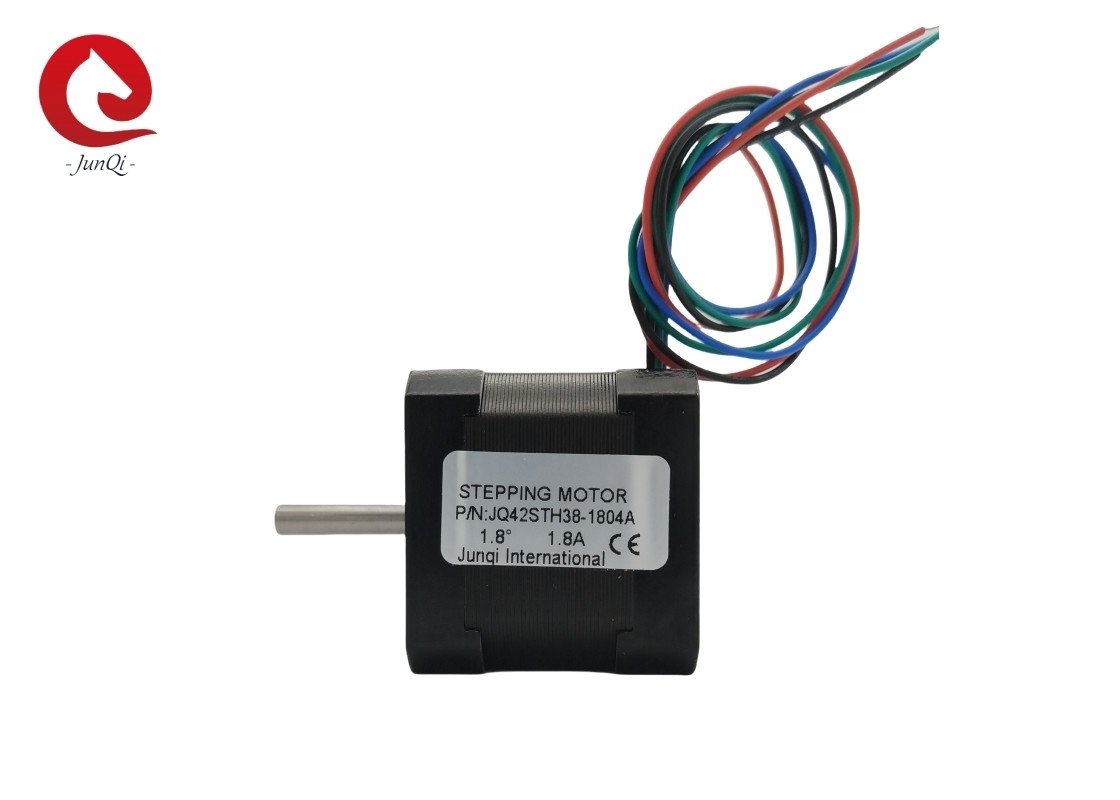 JQ42STH38-1804A 4-Lead Nema17 Stepper Motor 38mm ความยาว 1.8A 0.4Nm สําหรับเลเซอร์ CNC และเครื่องพิมพ์ 3 มิติ