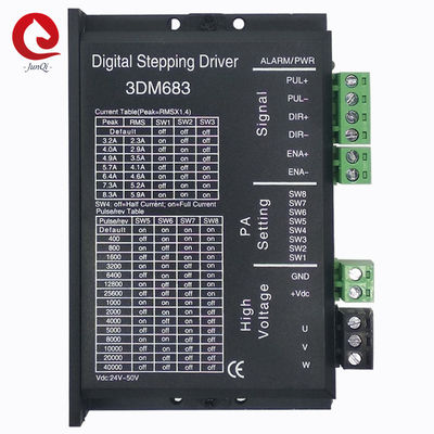 ไดร์เวอร์มอเตอร์ 3 เฟสแบบดิจิตอล 3DM683 60VDC 8.3A สำหรับเครื่องแกะสลัก NEMA23