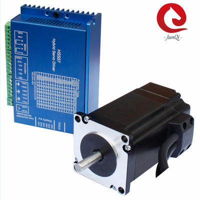 76mm Nema23 4.2A 2N.M HSS57 Stepper Motor Driver ชุดควบคุม CNC แบบไฮบริด
